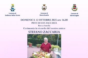 Cerimonia in ricordo di Stefano Zaccaria – Domenica 12 ottobre 2025 - Pieve San Zaccaria (Rocca Susella)